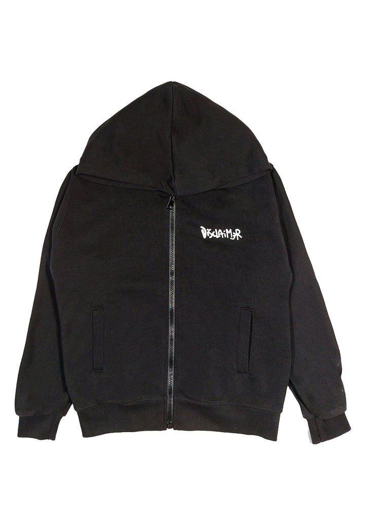 Sweat-shirt zippé noir pour enfant