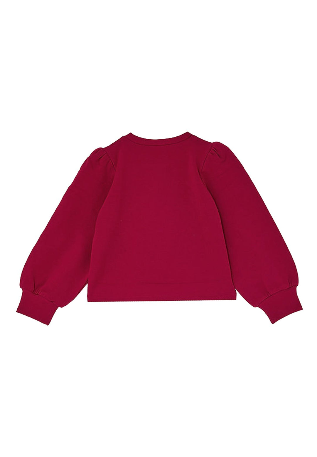 Roter Rundhals-Pullover für Babymädchen