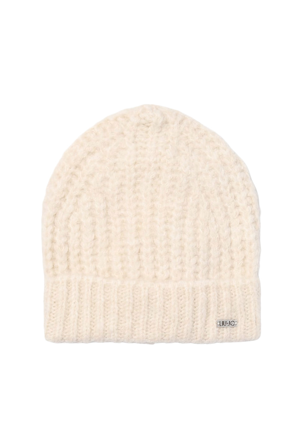 Gorro color crema para niña