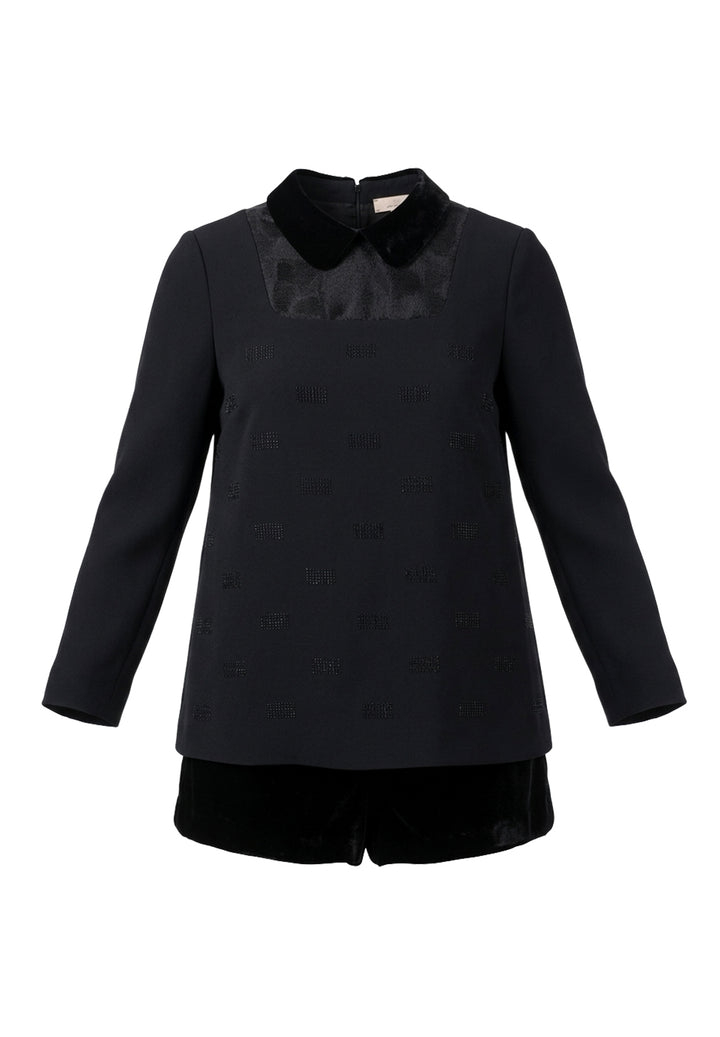 Schwarzer Jumpsuit für Mädchen