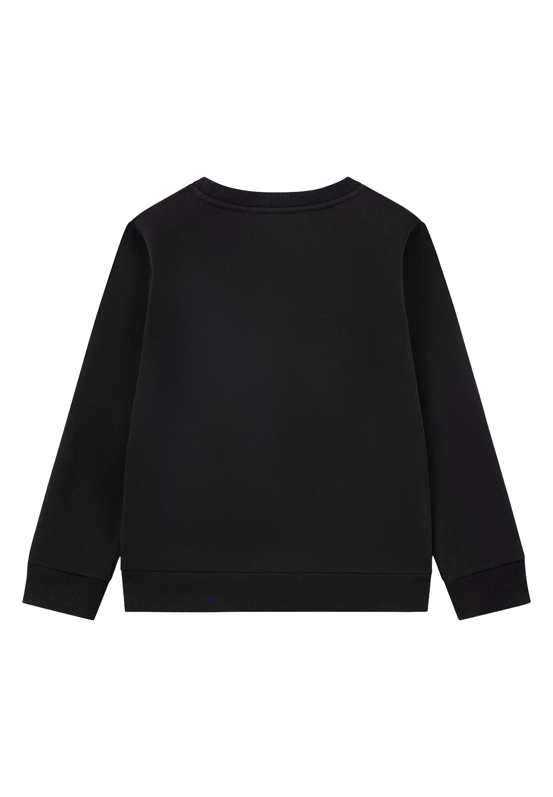 Black crewneck sweatshirt for kids