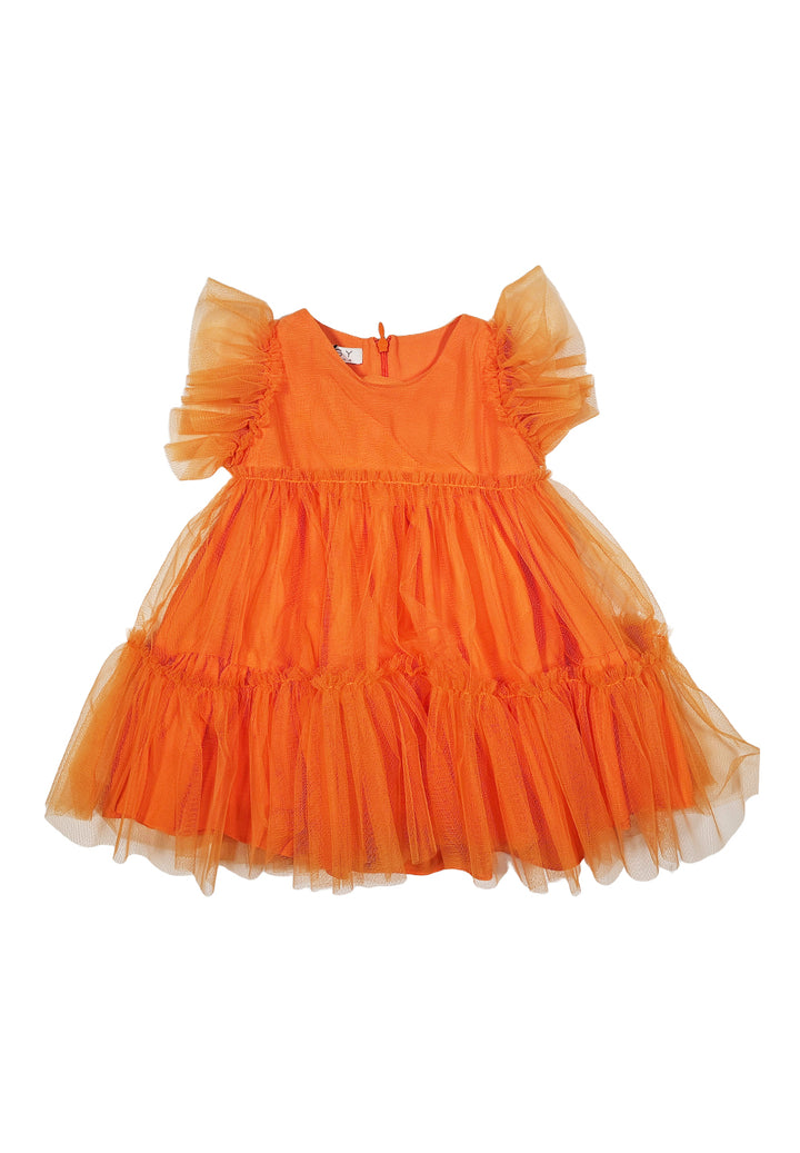 Vestito arancione per neonata - Primamoda kids