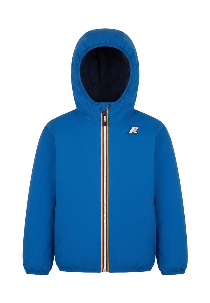 Reversible royal blue baby jacket