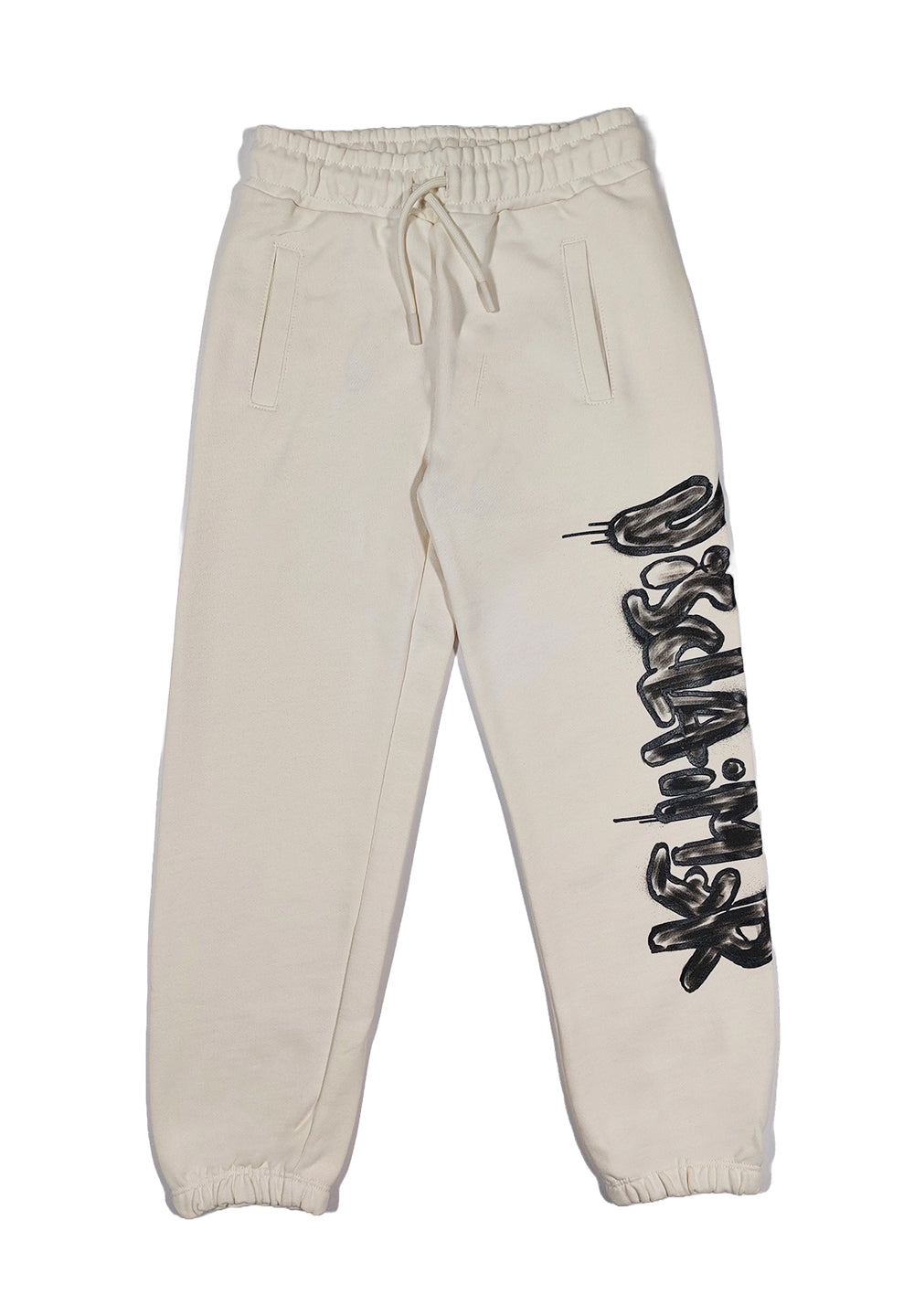 Cream sweatpants for kids
