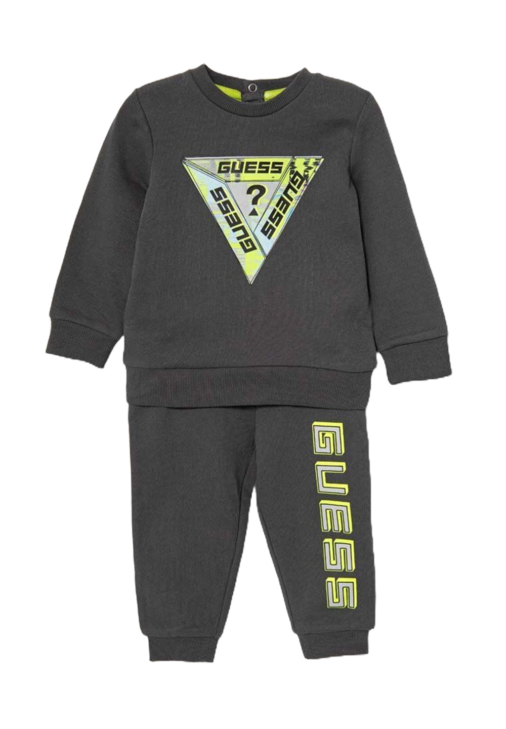 Conjunto de sudadera gris para niño