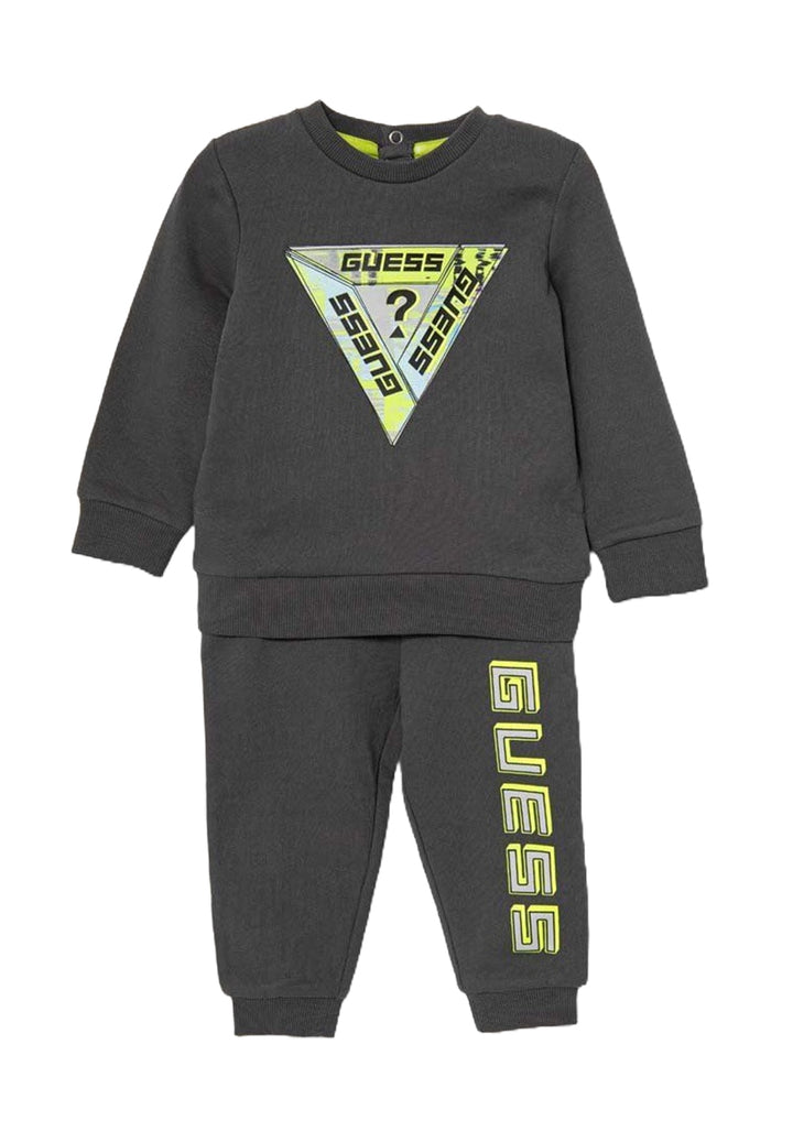 Conjunto de sudadera gris para niño