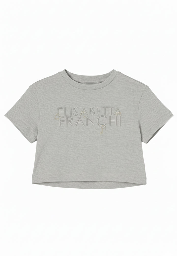 Baby girl's grey t-shirt