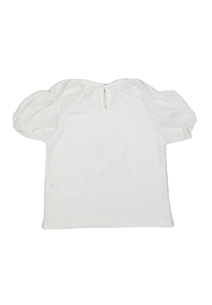 T-shirt blanc pour fille