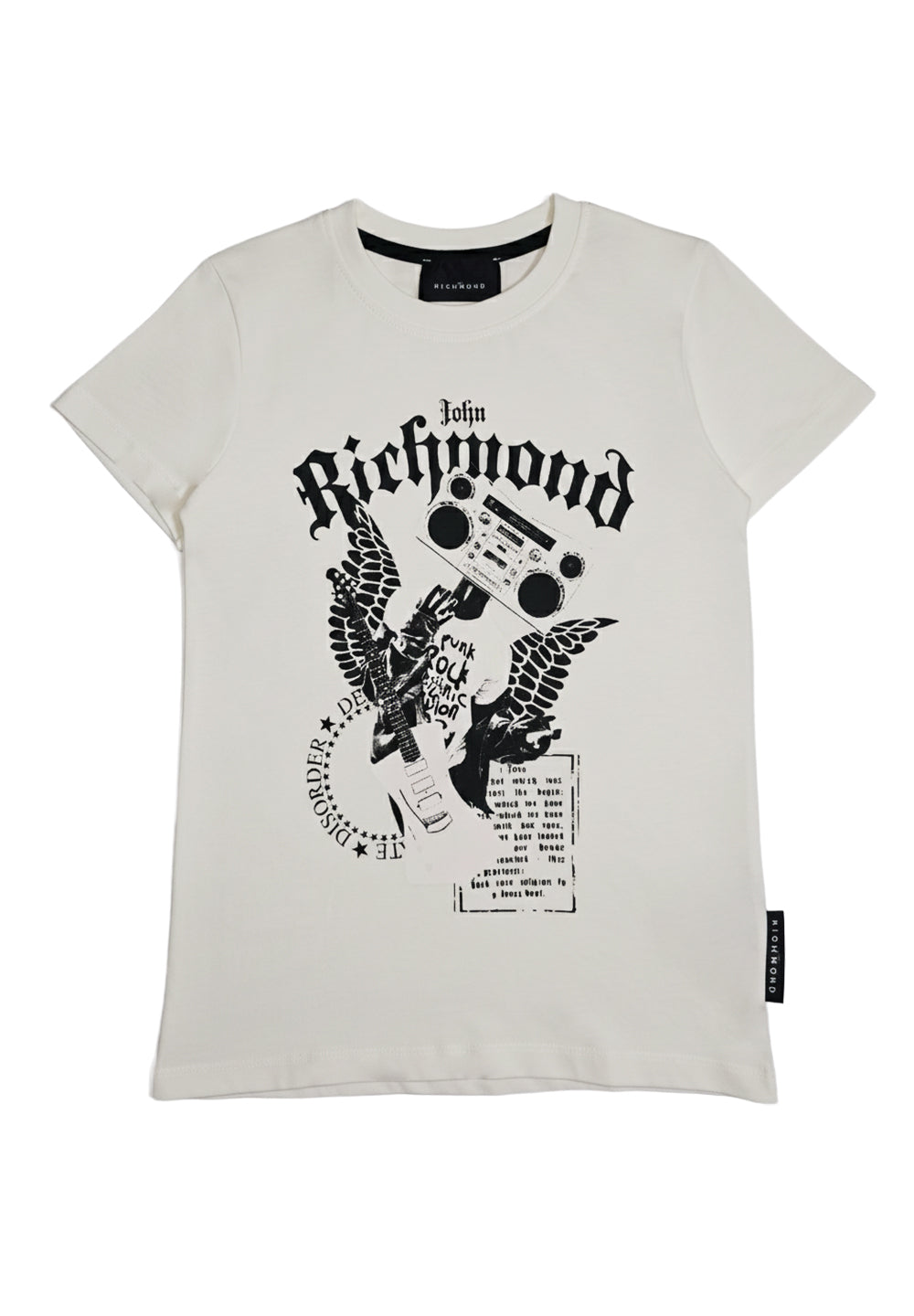 White t-shirt for children