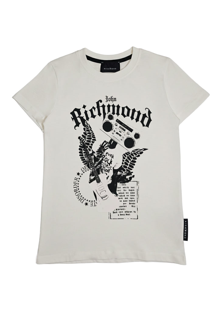 White t-shirt for children