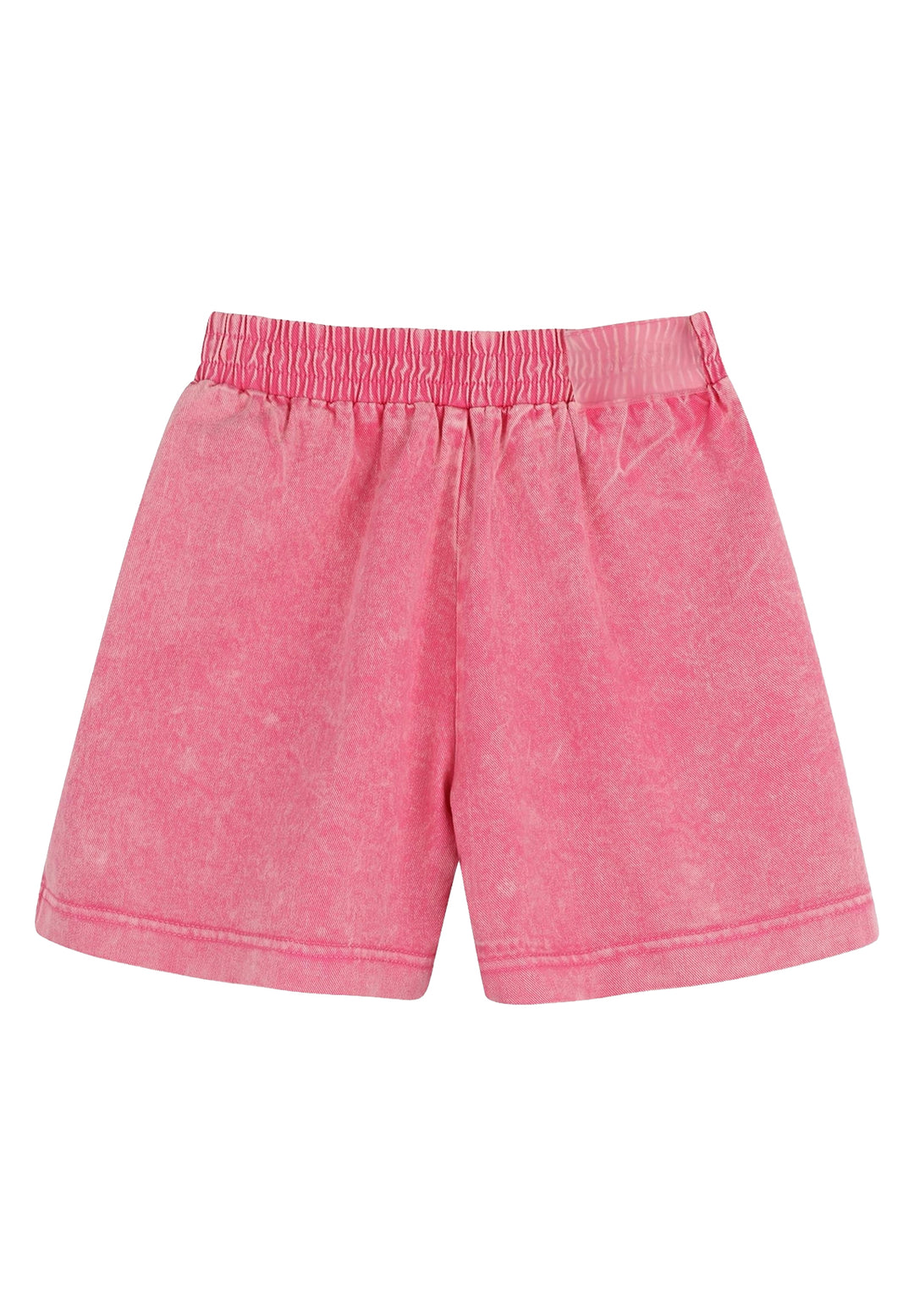 Fuchsia sweatshirt shorts for girl