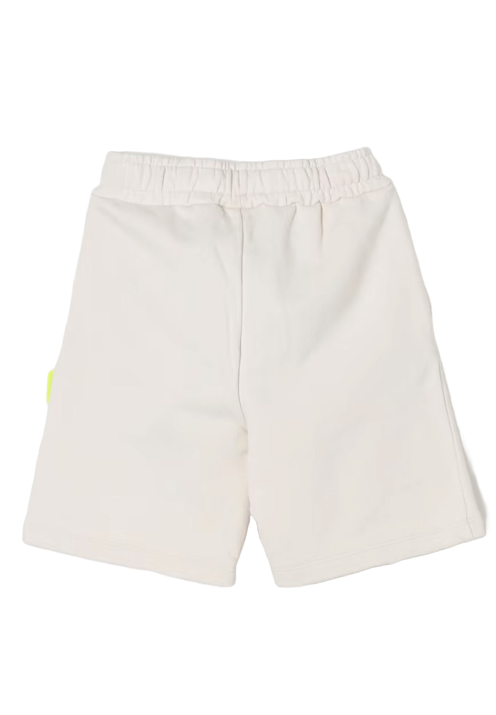 Bermuda sweat-shirt crème pour garçon