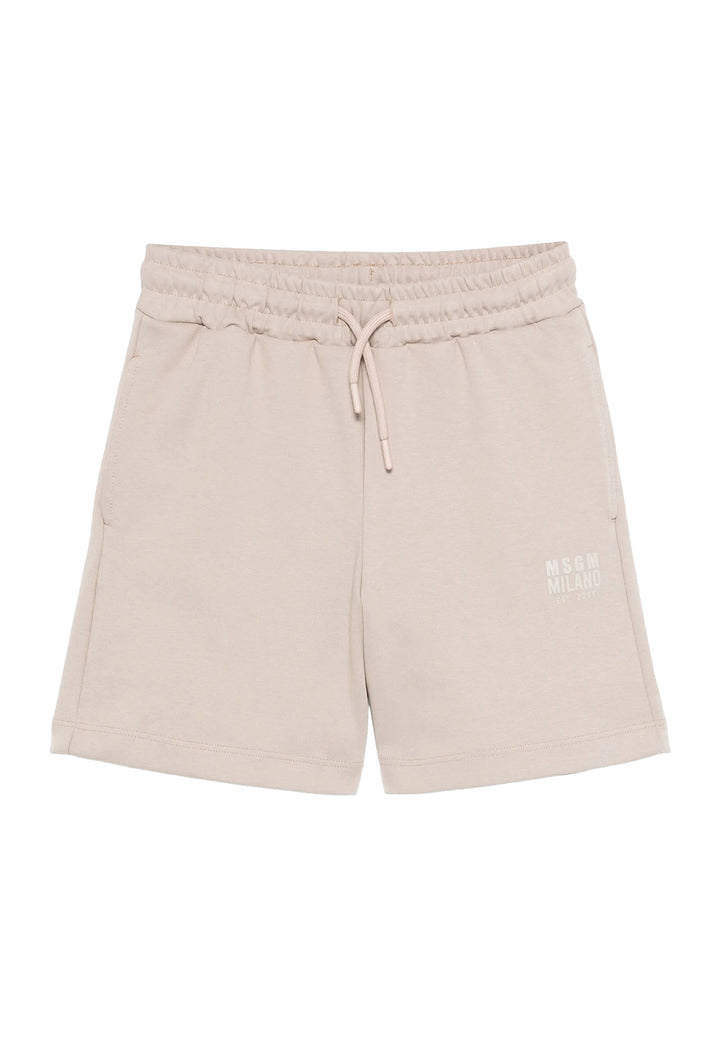 Bermudas beige para niño