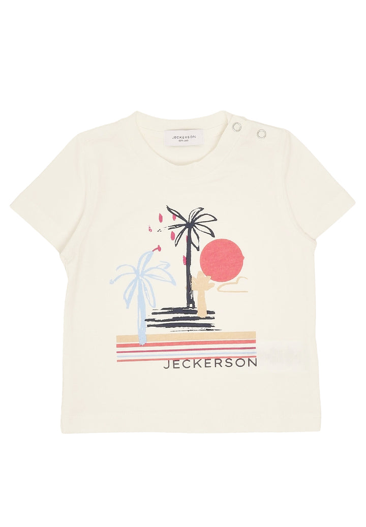 Cream-colored baby t-shirt