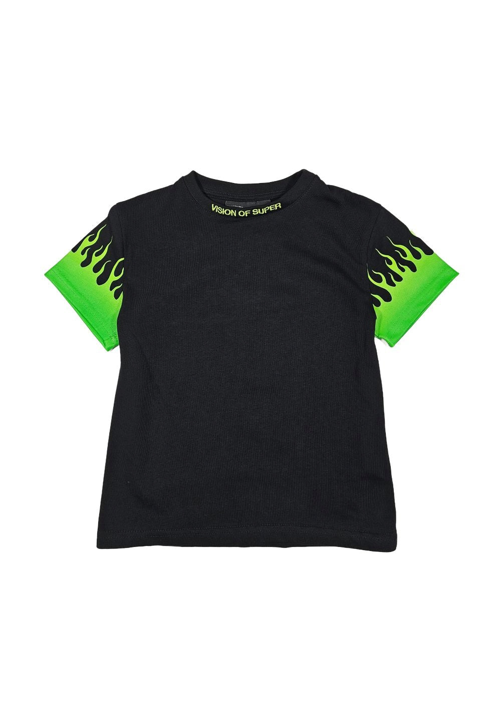 T-shirt nero-verde per bambino - Primamoda kids