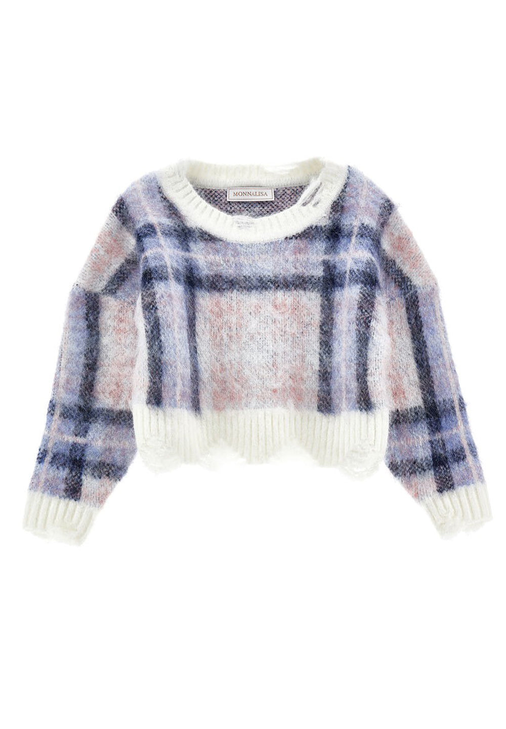 Blauer Pullover für Mädchen