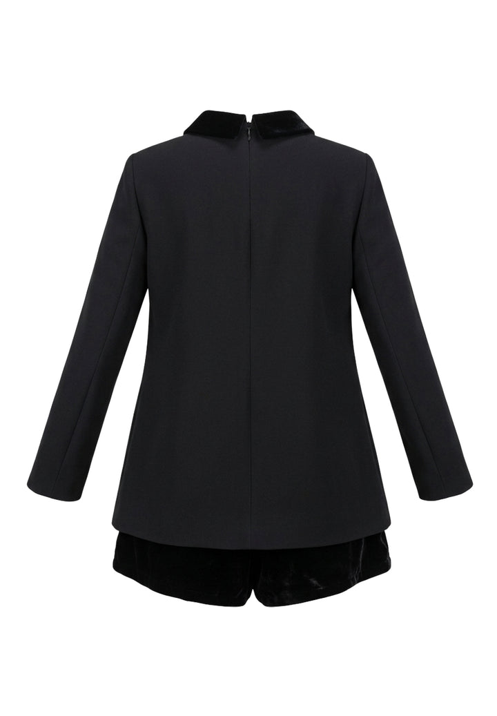 Schwarzer Jumpsuit für Mädchen