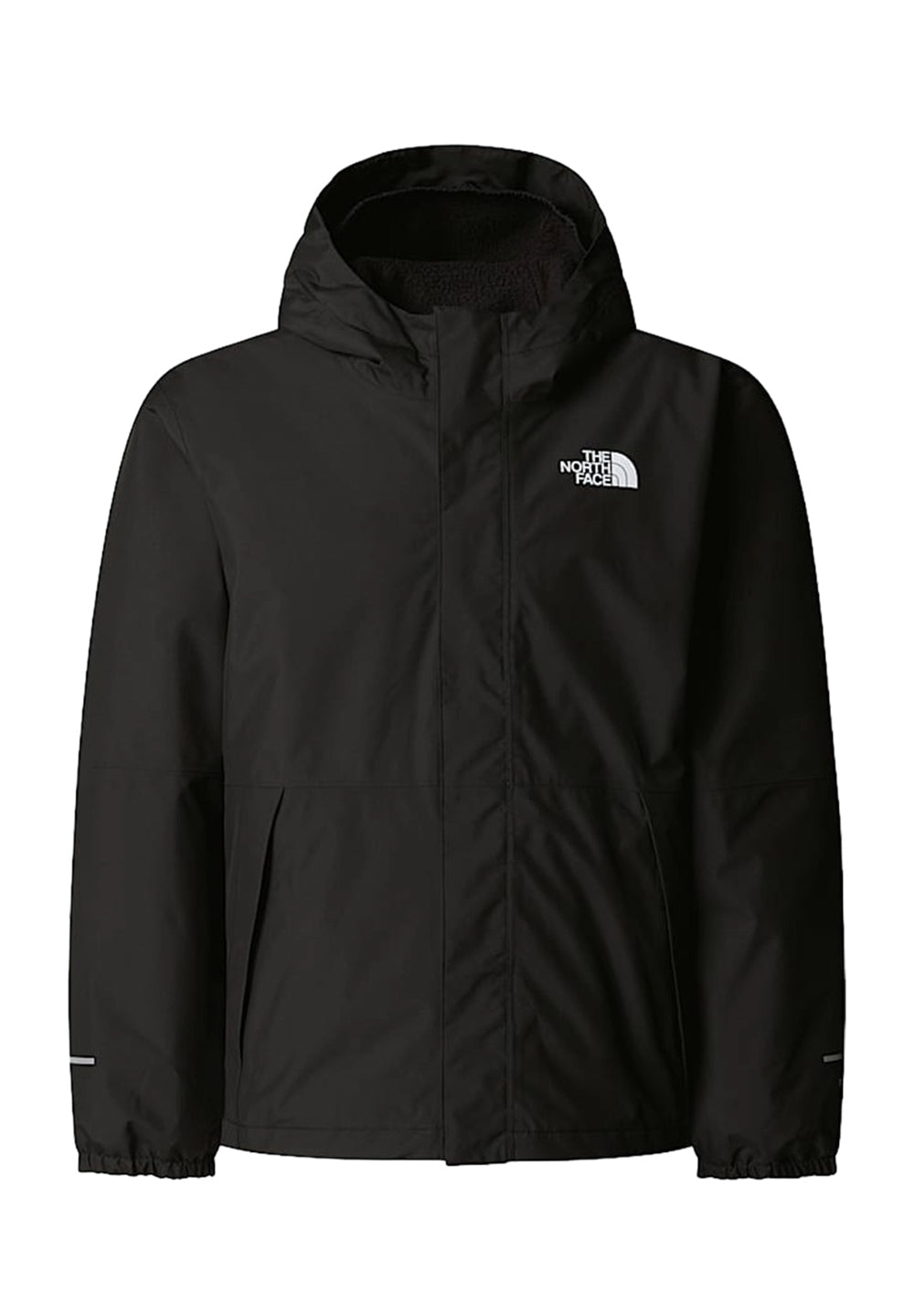 Chaqueta impermeable negra para niño