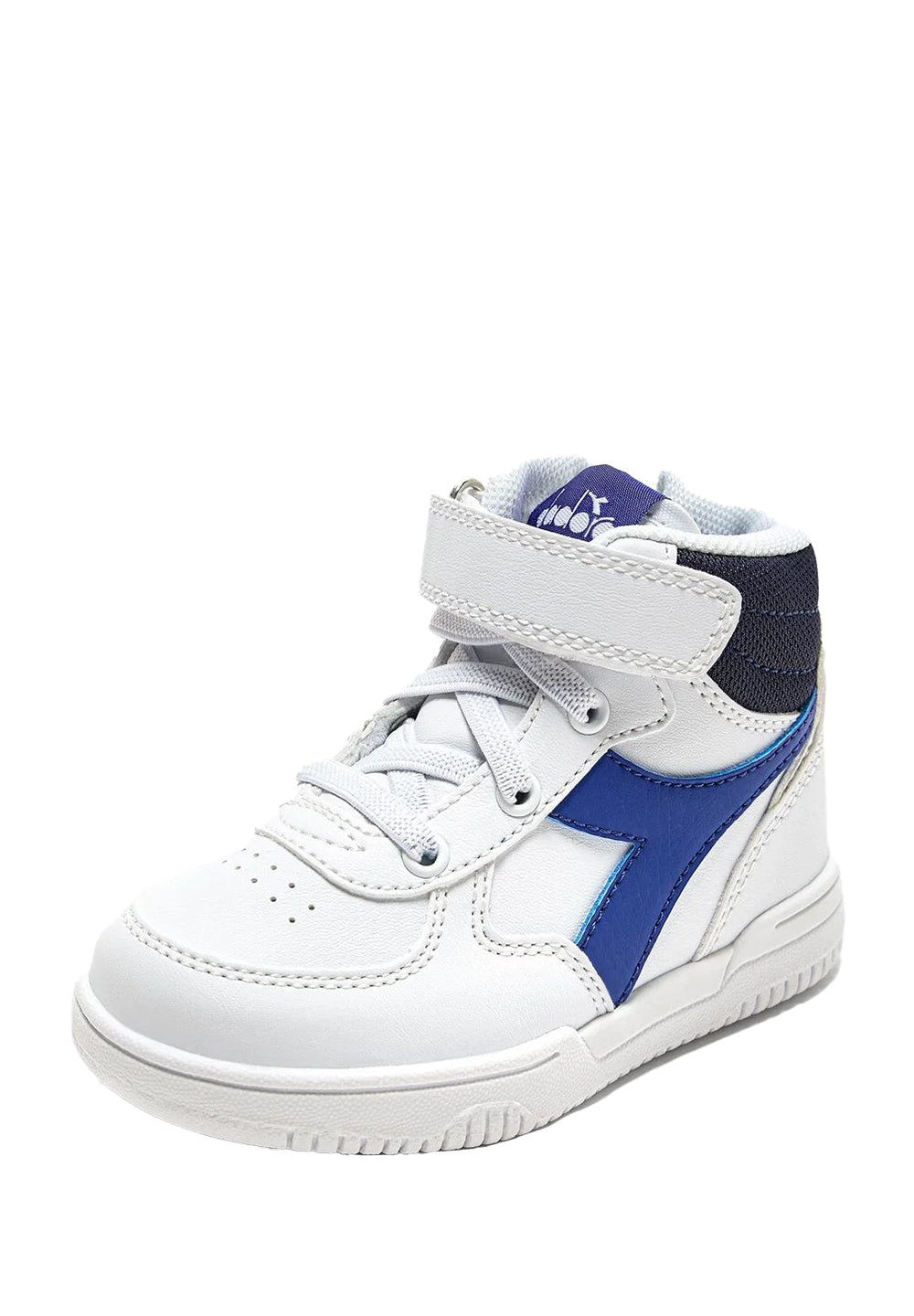 Chaussures blanches et bleues pour nouveau-nés