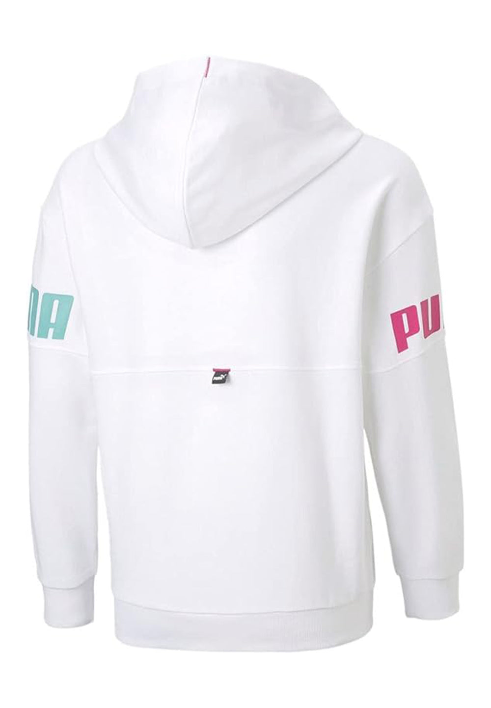 Sweat à capuche blanc pour fille