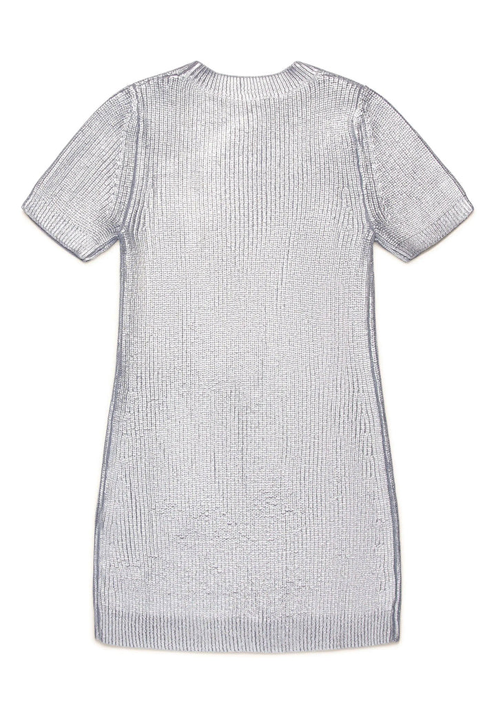 Robe argentée pour fille