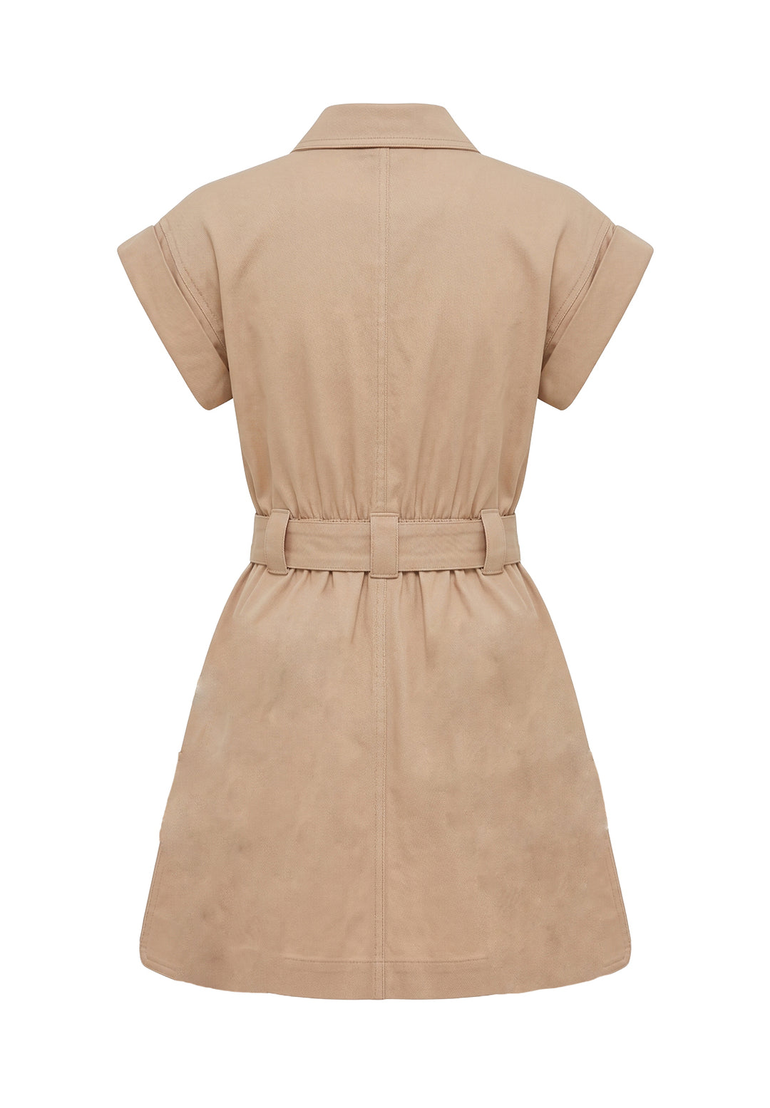 Beige dress for a little girl