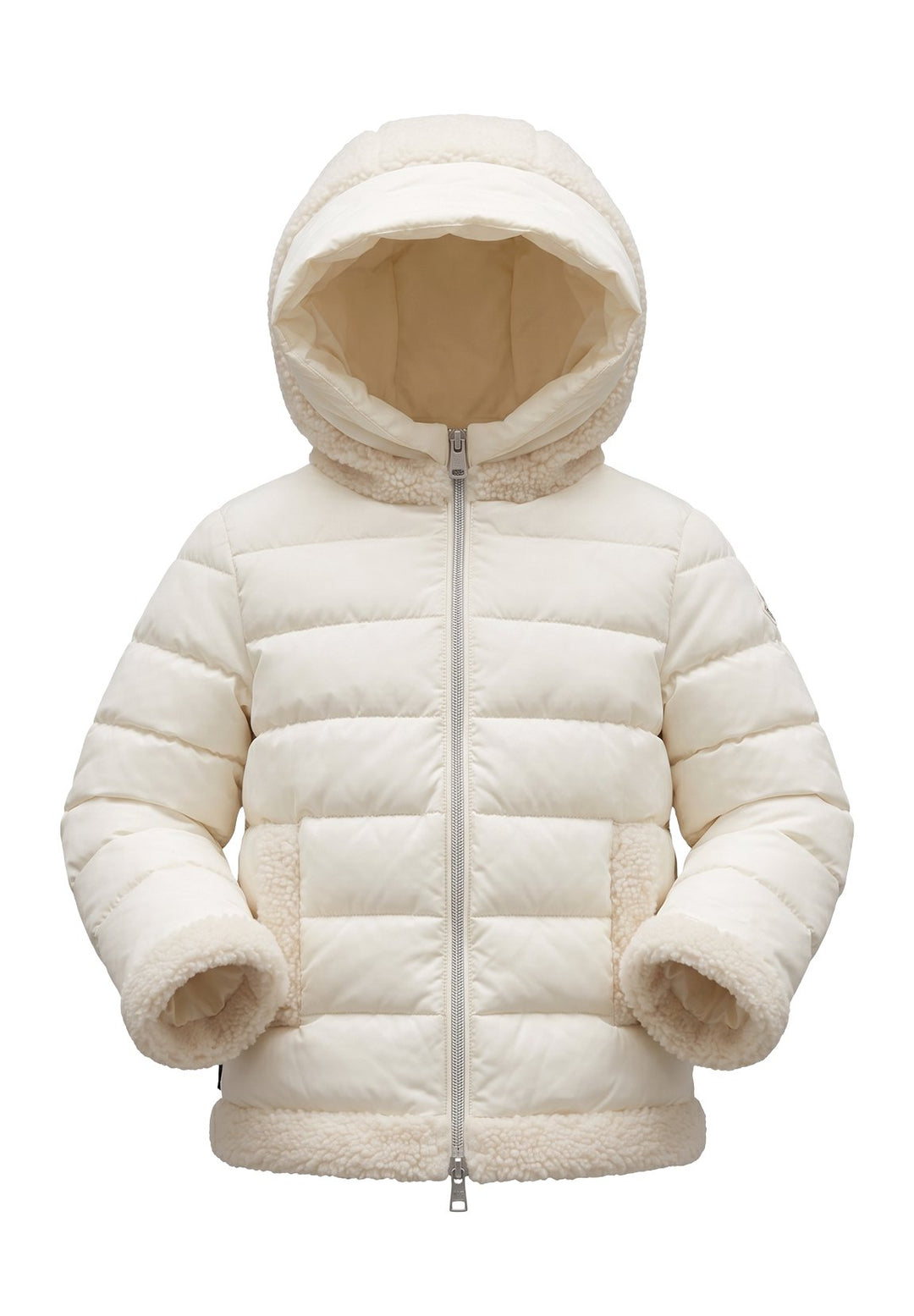Giubbotto panna per bambina