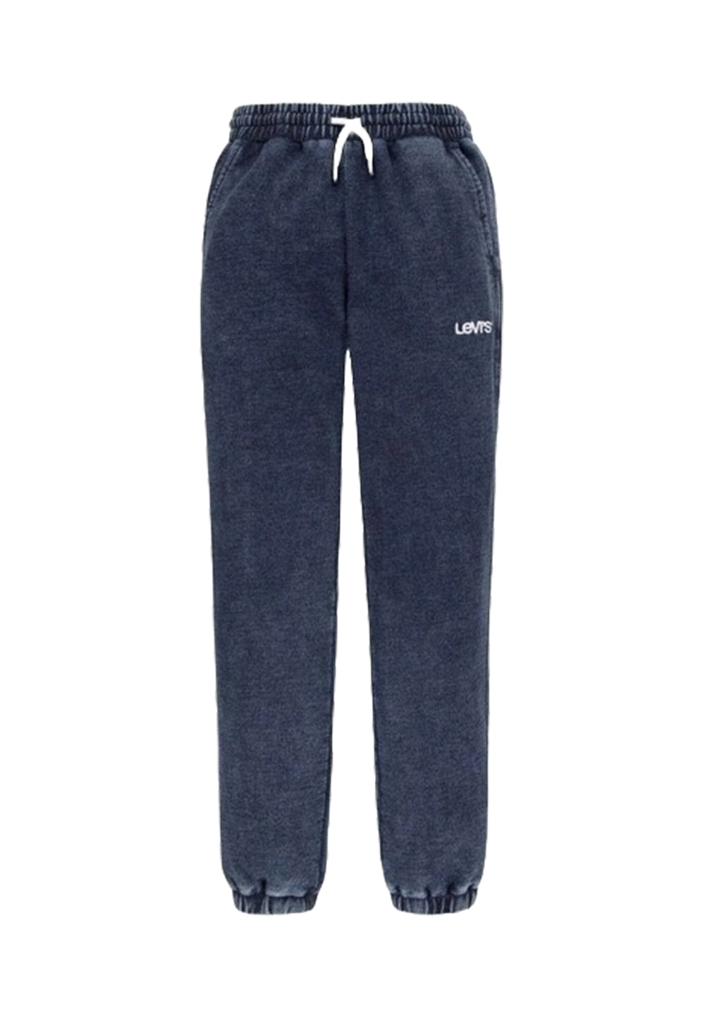 Pantalón de felpa azul denim para niño