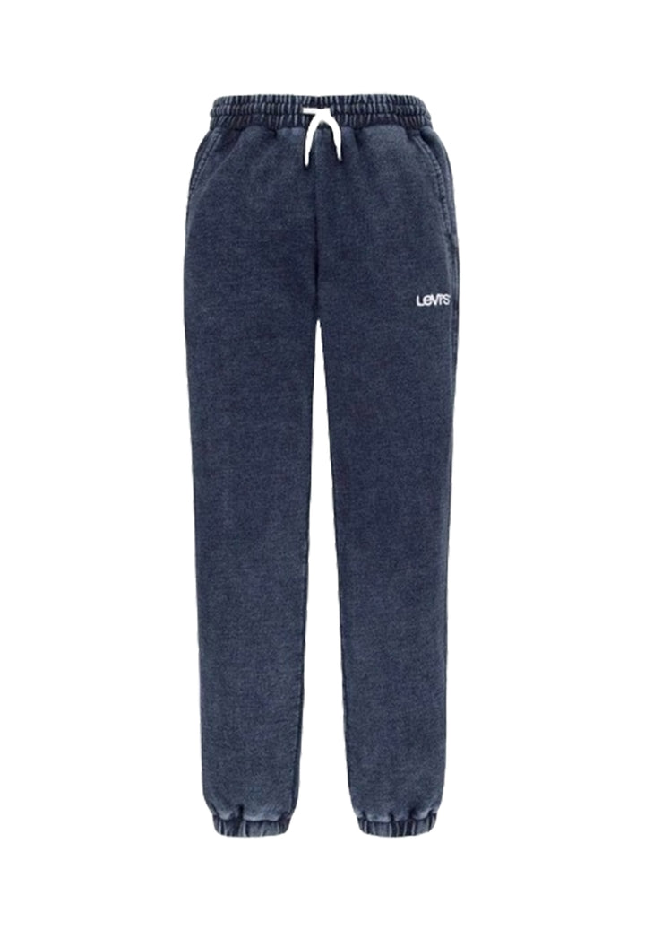 Pantalón de felpa azul denim para niño