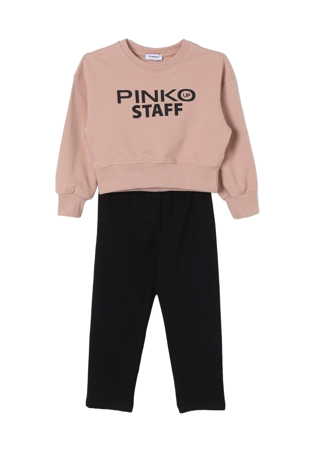 Pink and black tracksuit for girls