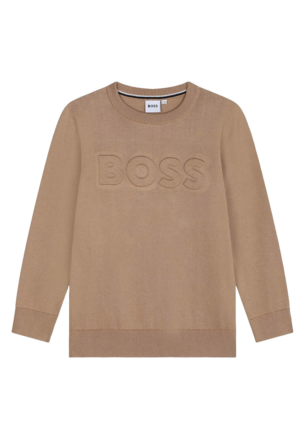Beigefarbener Pullover für Kinder