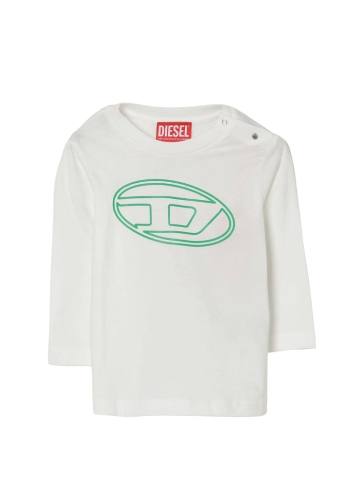 Weißes T-Shirt für Neugeborene