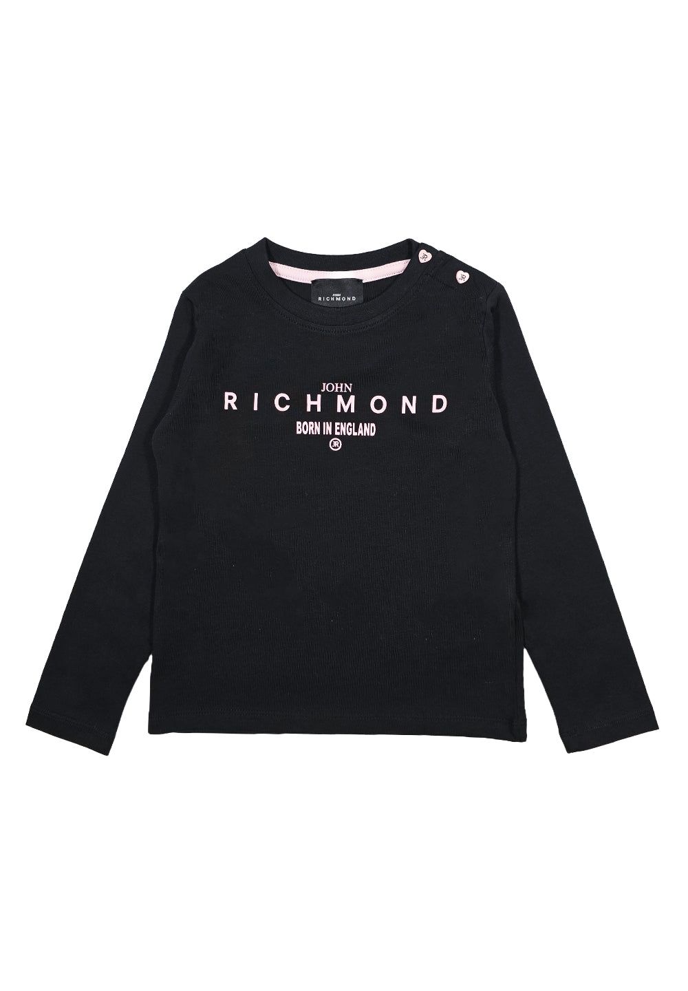 Camiseta negra para bebé niña