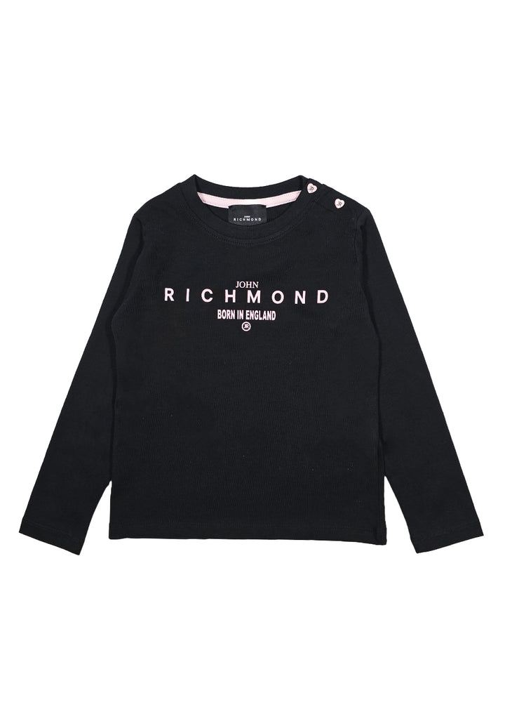 Camiseta negra para bebé niña