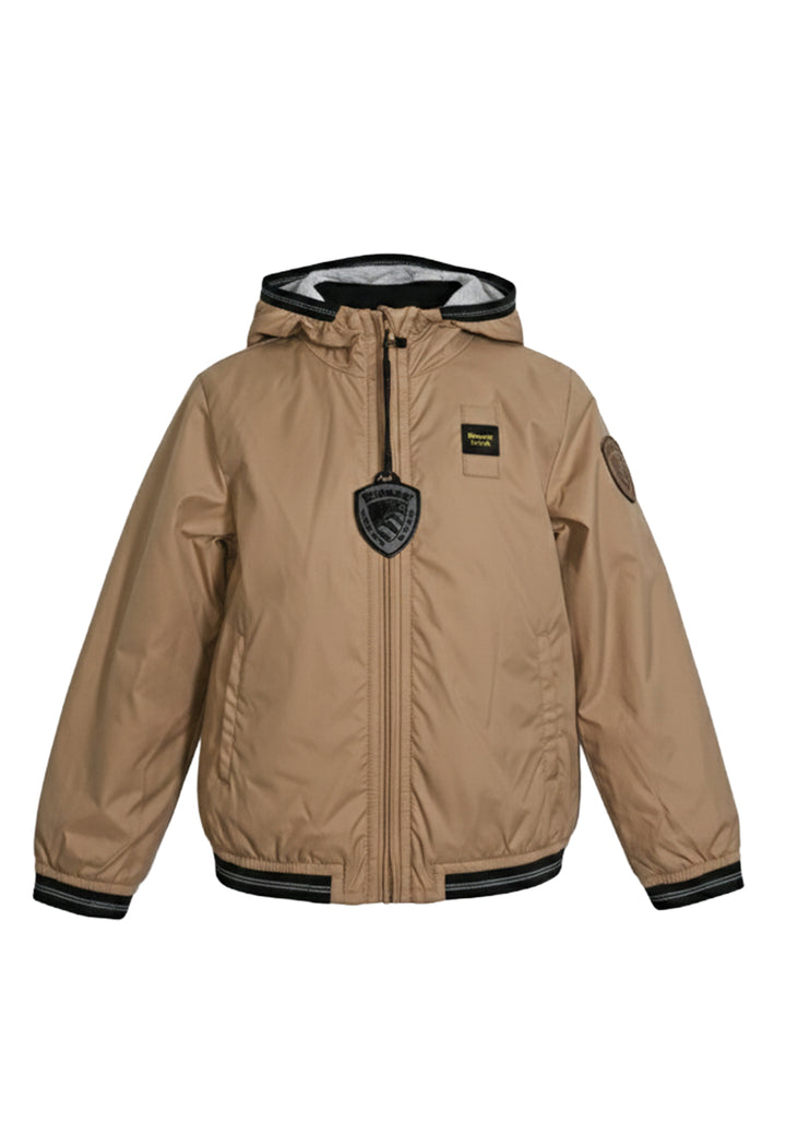 Chaqueta beige para recién nacido