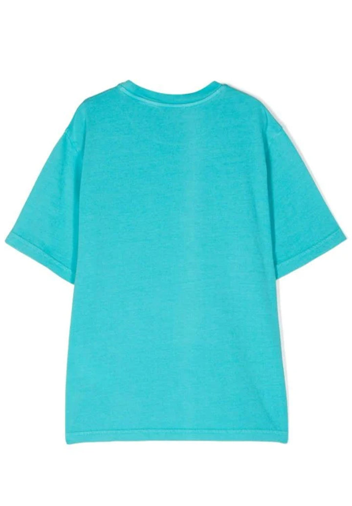 Camiseta turquesa para niña