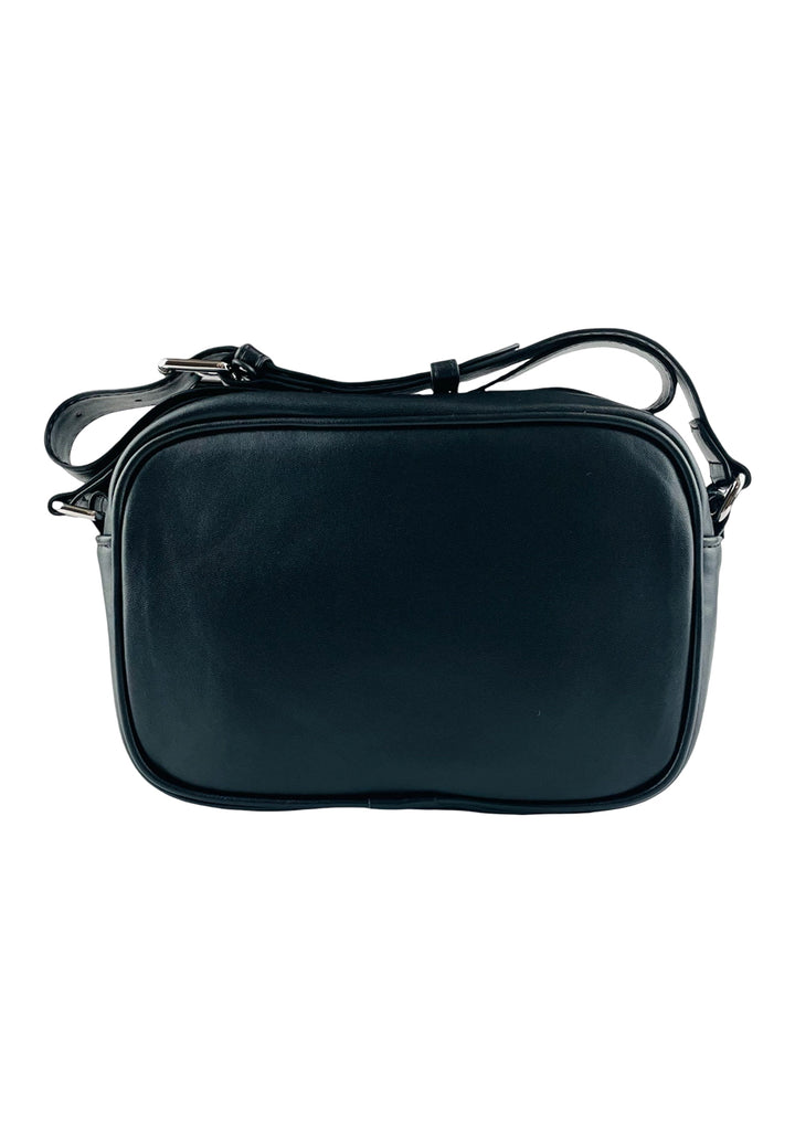 Bolso de piel sintética negro para niña