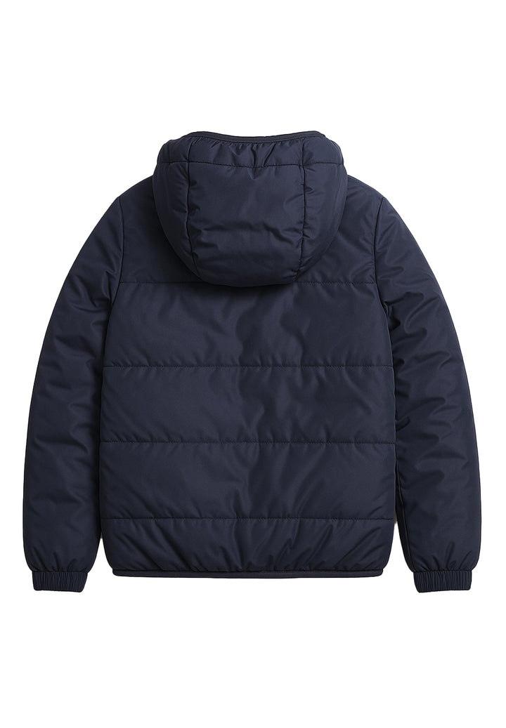 Chaqueta reversible azul para niño