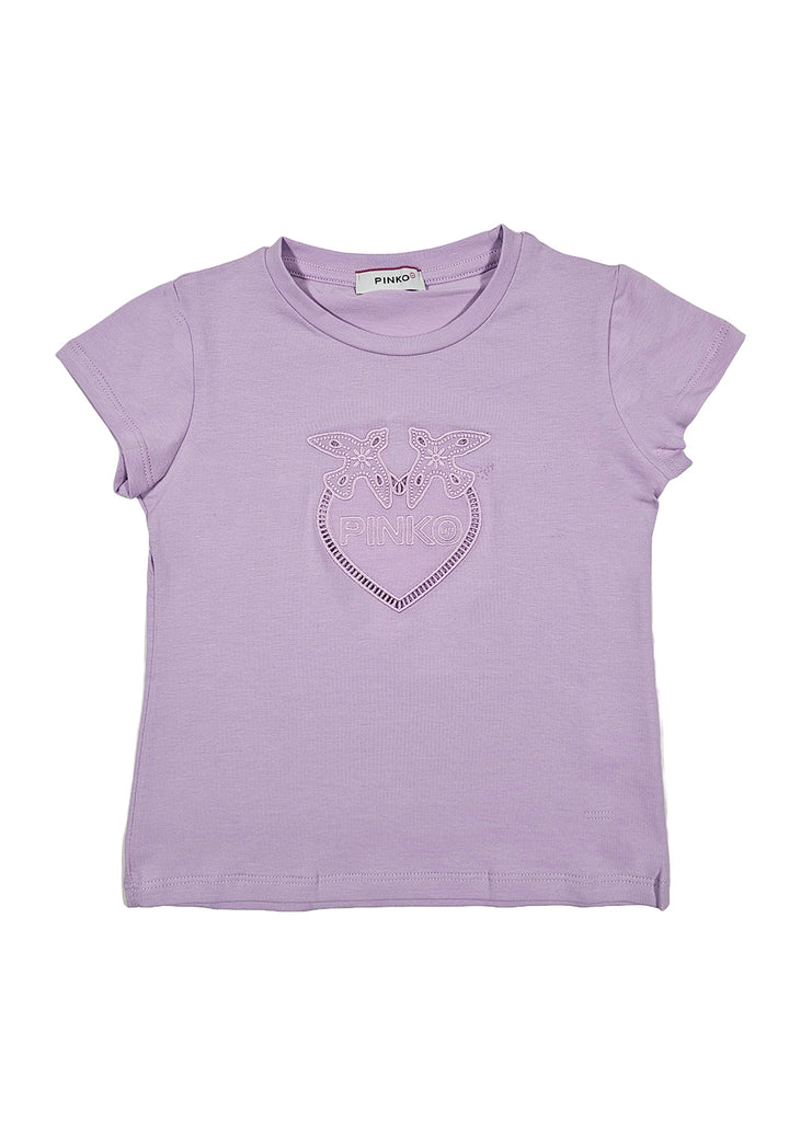 Lila T-Shirt für Mädchen