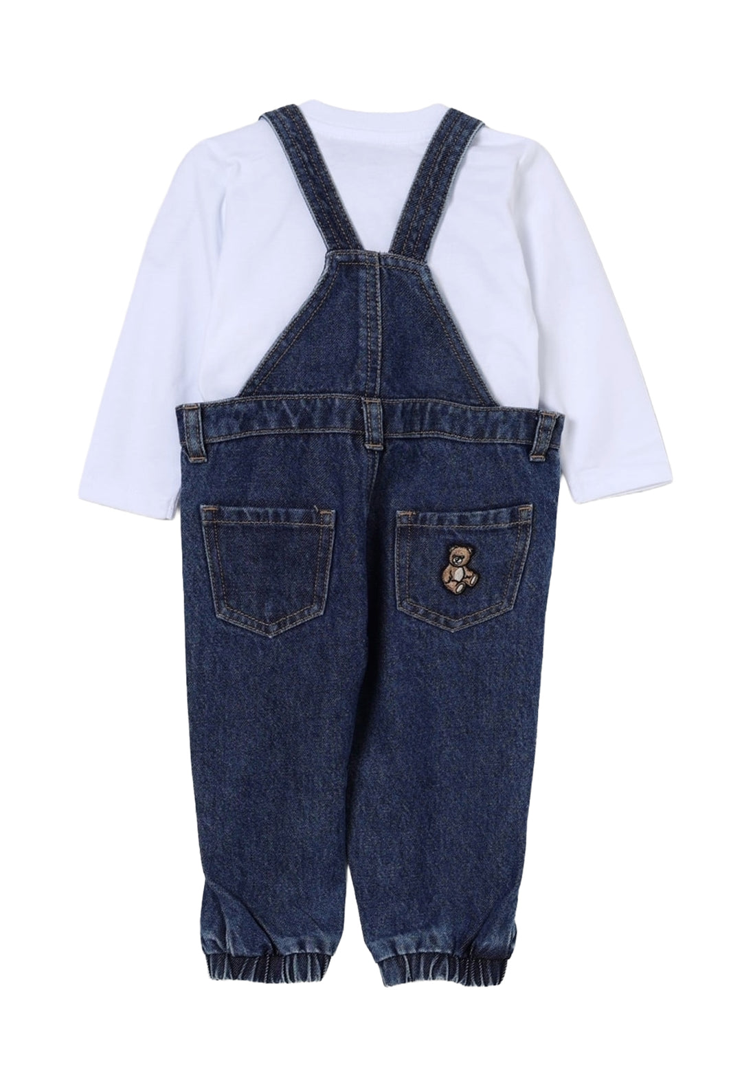 Blaue Jeanslatzhose für Kleinkinder