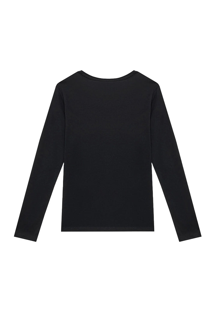 T-shirt noir pour fille