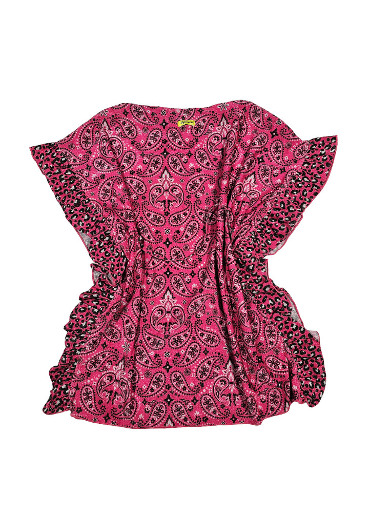 Vestito caftano fuxia per bambina - Primamoda kids