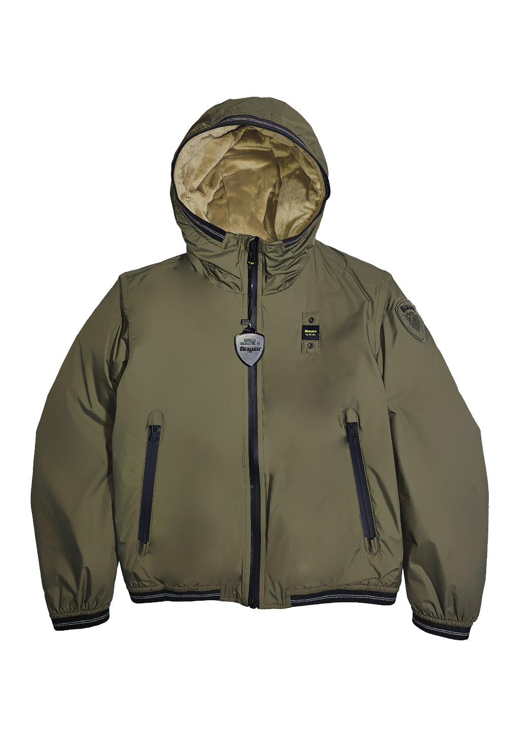 Chaqueta verde para niño