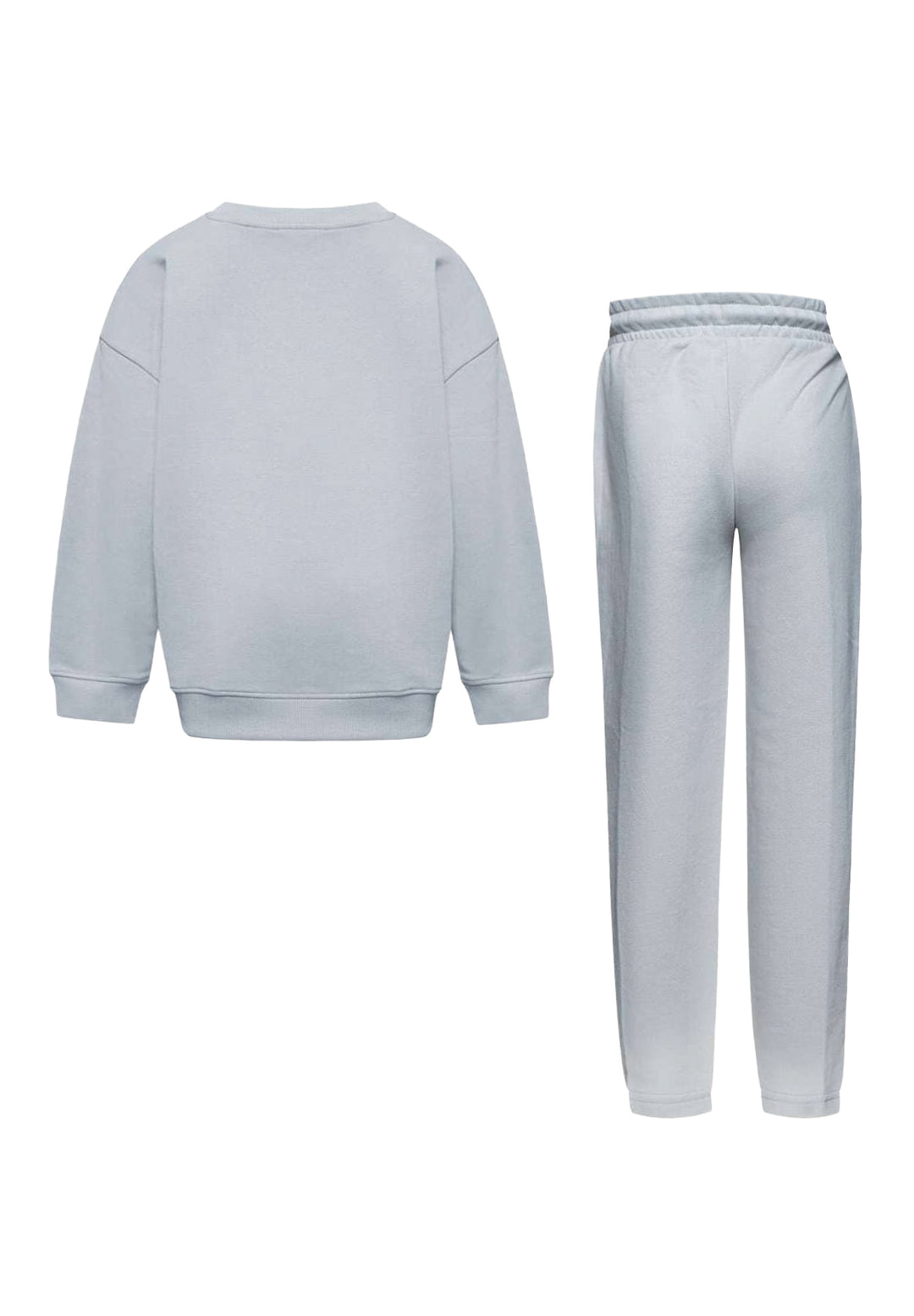 Conjunto de sudadera gris para niño