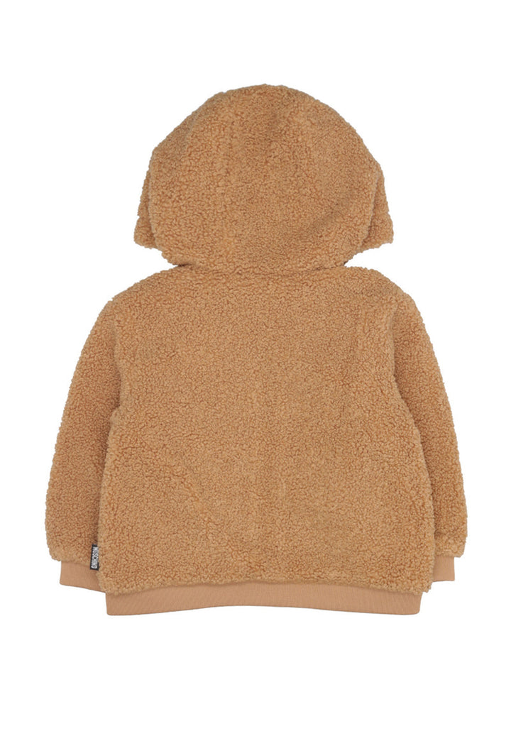Brauner Teddy-Overall für Neugeborene