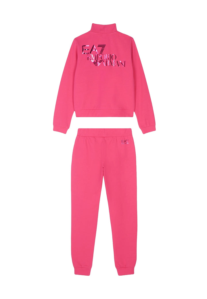Ensemble sweat-shirt fuchsia pour fille