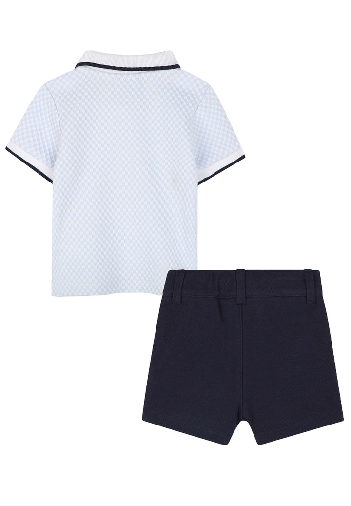 Blaues Baby-Outfit