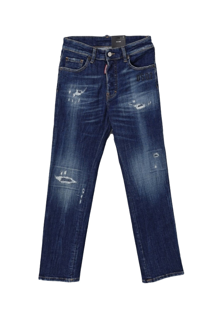 Vaqueros azul denim para niño