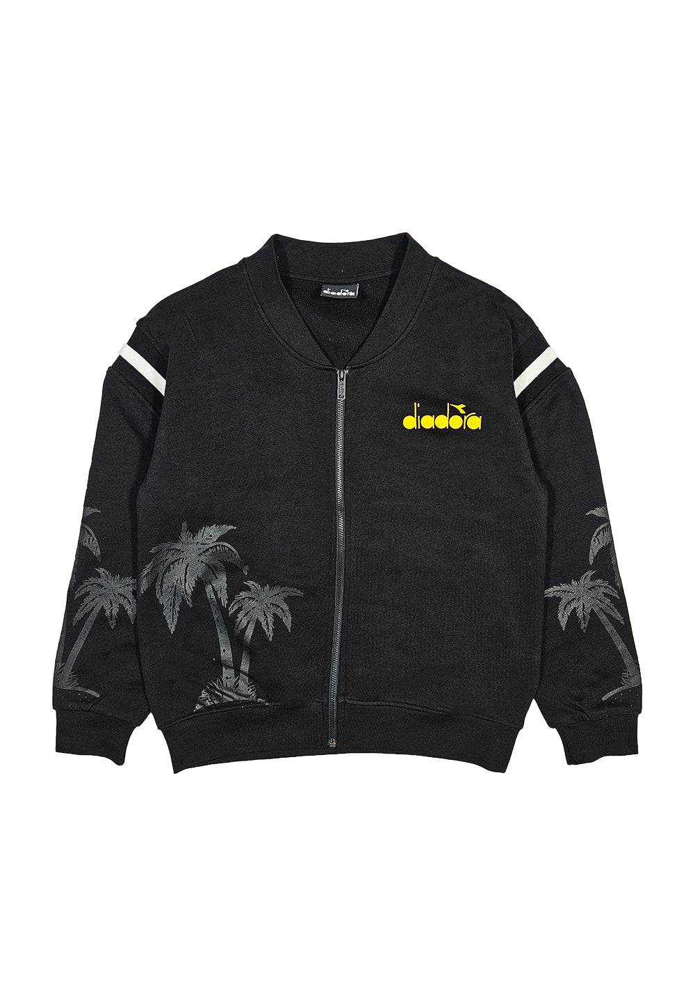 Felpa zip nera per bambino - Primamoda kids