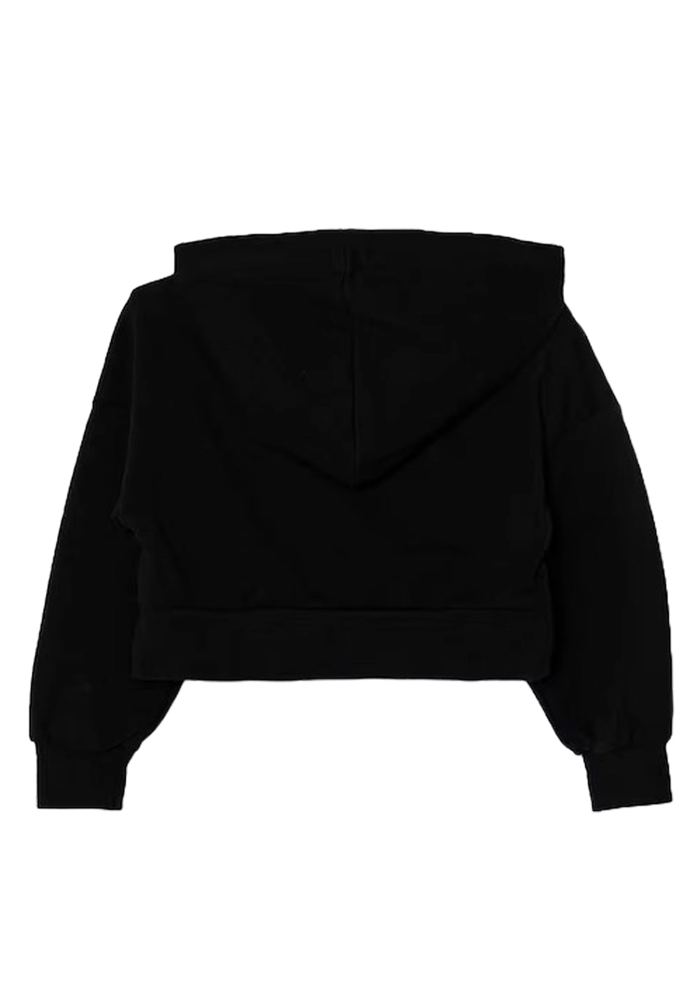Schwarzes Kapuzensweatshirt für Mädchen